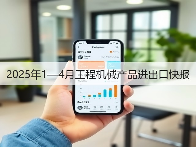 2025年1—4月工程机械产品进出口快报(图3) 2025年1—4月工程机械产品进出口快报(图3)