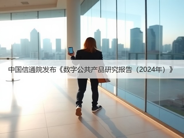 中国信通院发布《数字公共产品研究报告(2024年)》(图1) 中国信通院发布《数字公共产品研究报告(2024年)》(图1)