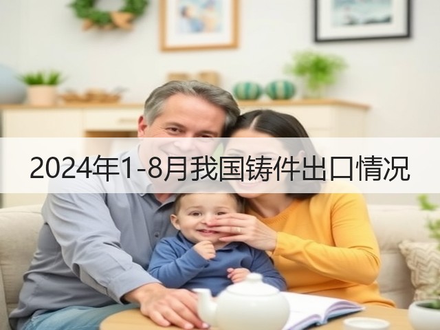 2024年1-8月我国铸件出口情况(图3) 2024年1-8月我国铸件出口情况(图3)