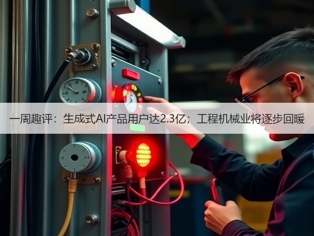 一周趣评:生成式AI产品用户达2.3亿;工程机械业将逐步回暖(图2) 一周趣评:生成式AI产品用户达2.3亿;工程机械业将逐步回暖(图2)