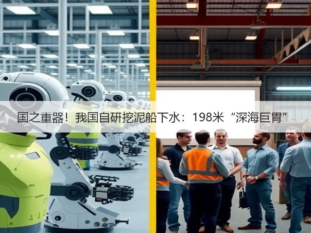 国之重器!我国自研挖泥船下水:198米“深海巨胃”(图2) 国之重器!我国自研挖泥船下水:198米“深海巨胃”(图2)