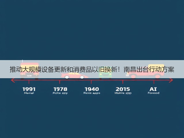 推动大规模设备更新和消费品以旧换新！南昌出台行动方案(图1)