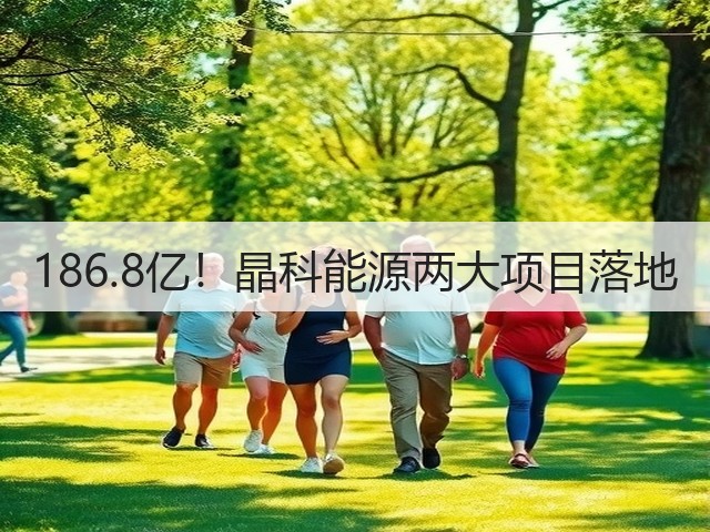 186.8亿!晶科能源两大项目落地(图1) 186.8亿!晶科能源两大项目落地(图1)