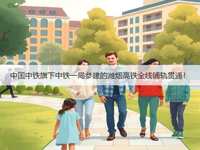 中国中铁旗下中铁一局参建的潍烟高铁全线铺轨贯通！(图1)