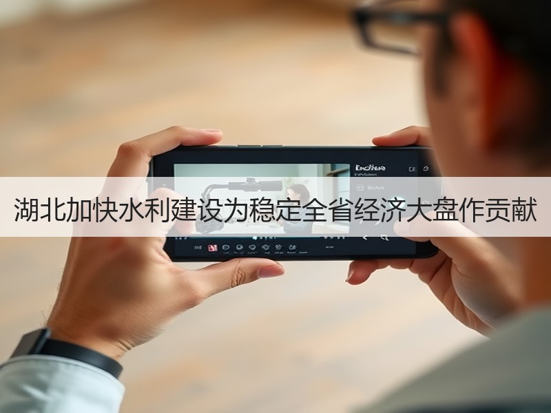 湖北加快水利建设为稳定全省经济大盘作贡献
