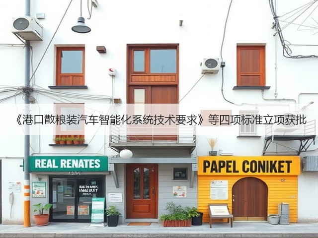 《港口散粮装汽车智能化系统技术要求》等四项标准立项获批(图2) 《港口散粮装汽车智能化系统技术要求》等四项标准立项获批(图2)