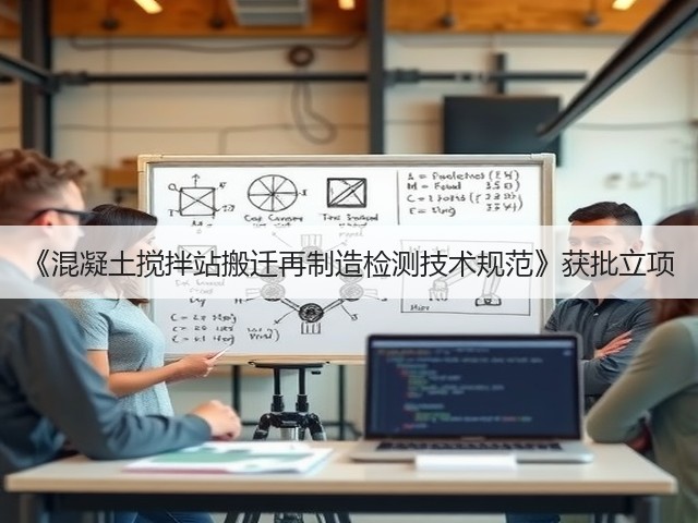 《混凝土搅拌站搬迁再制造检测技术规范》获批立项(图3) 《混凝土搅拌站搬迁再制造检测技术规范》获批立项(图3)