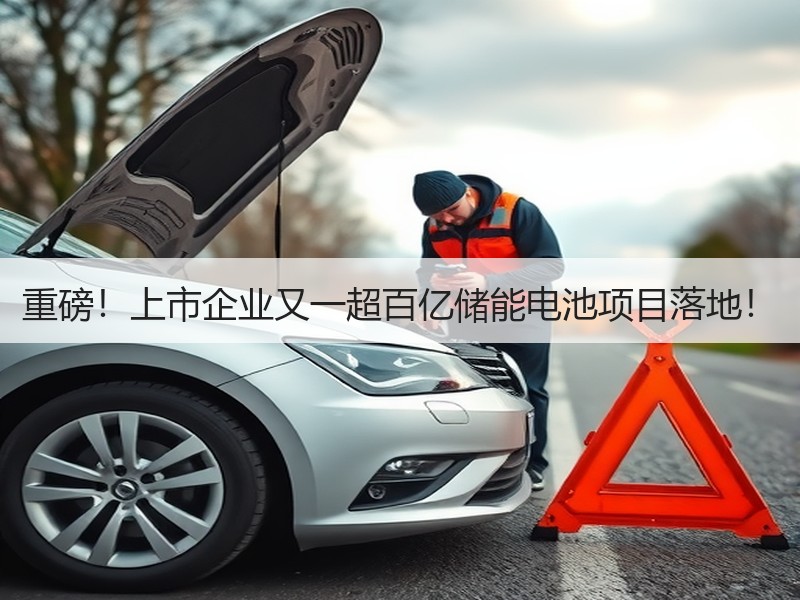 重磅！上市企业又一超百亿储能电池项目落地！