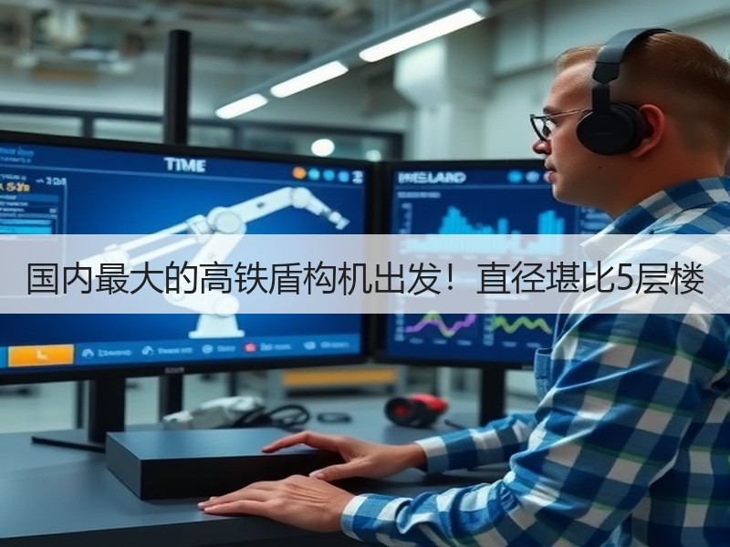 国内最大的高铁盾构机出发!直径堪比5层楼 国内最大的高铁盾构机出发!直径堪比5层楼
