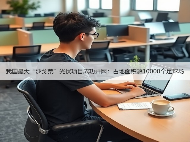 我国最大“沙戈荒”光伏项目成功并网:占地面积超10000个足球场(图1) 我国最大“沙戈荒”光伏项目成功并网:占地面积超10000个足球场(图1)