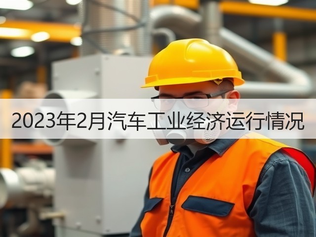 2023年2月汽车工业经济运行情况(图1) 2023年2月汽车工业经济运行情况(图1)