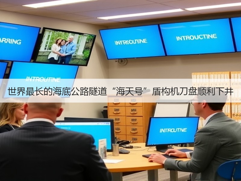 世界最长的海底公路隧道“海天号”盾构机刀盘顺利下井 世界最长的海底公路隧道“海天号”盾构机刀盘顺利下井