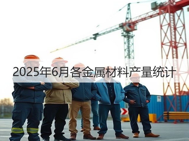 2025年6月各金属材料产量统计(图3) 2025年6月各金属材料产量统计(图3)