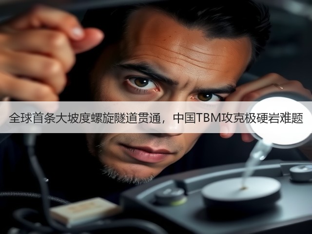 全球首条大坡度螺旋隧道贯通,中国TBM攻克极硬岩难题(图1) 全球首条大坡度螺旋隧道贯通,中国TBM攻克极硬岩难题(图1)