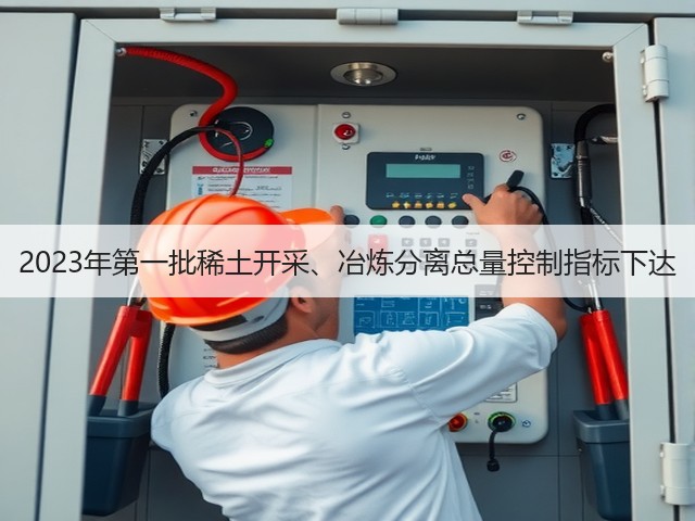 2023年第一批稀土开采、冶炼分离总量控制指标下达(图3) 2023年第一批稀土开采、冶炼分离总量控制指标下达(图3)