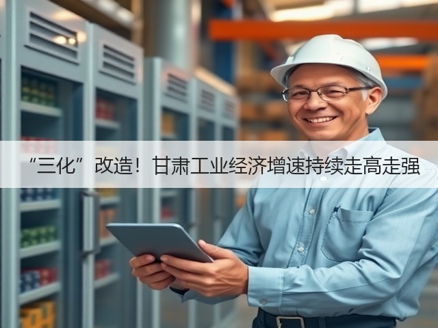 “三化”改造！甘肃工业经济增速持续走高走强(图3)