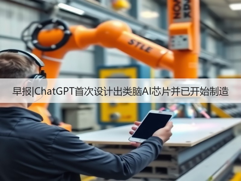 早报|ChatGPT首次设计出类脑AI芯片并已开始制造 早报|ChatGPT首次设计出类脑AI芯片并已开始制造