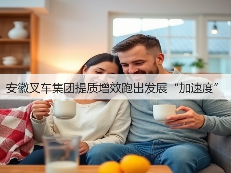 安徽叉车集团提质增效跑出发展“加速度”