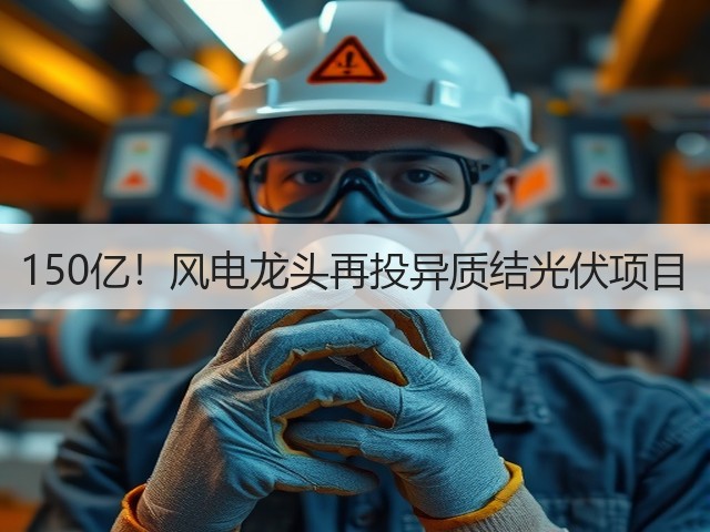 150亿!风电龙头再投异质结光伏项目(图2) 150亿!风电龙头再投异质结光伏项目(图2)