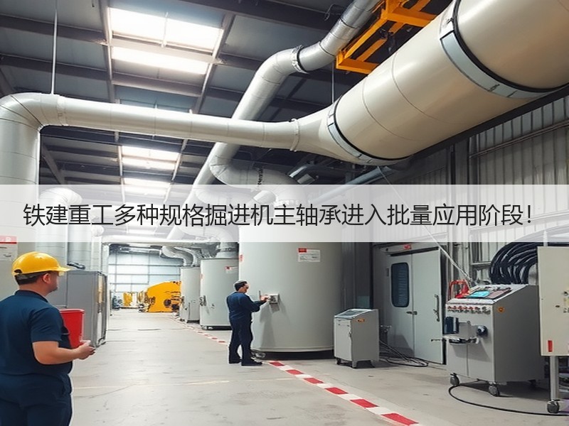 铁建重工多种规格掘进机主轴承进入批量应用阶段! 铁建重工多种规格掘进机主轴承进入批量应用阶段!