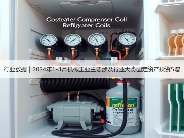 行业数据｜2024年1-3月机械工业主要涉及行业大类固定资产投资5增(图2)