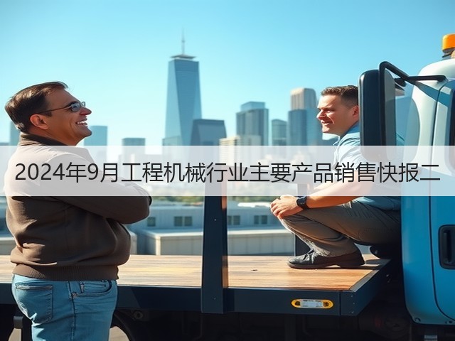 2024年9月工程机械行业主要产品销售快报二(图1)