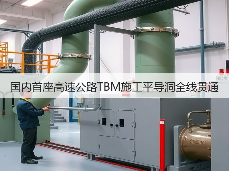 国内首座高速公路TBM施工平导洞全线贯通