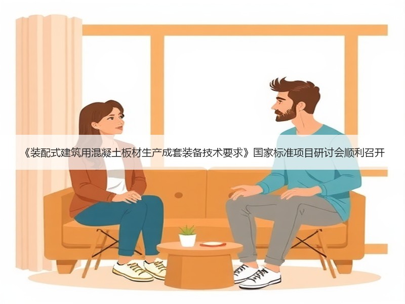 《装配式建筑用混凝土板材生产成套装备技术要求》国家标准项目研讨会顺利召开 《装配式建筑用混凝土板材生产成套装备技术要求》国家标准项目研讨会顺利召开