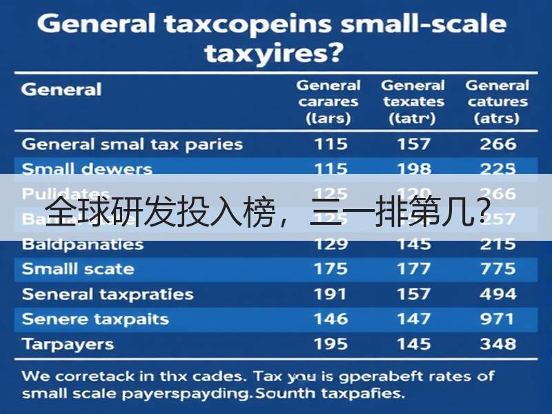 全球研发投入榜，三一排第几？