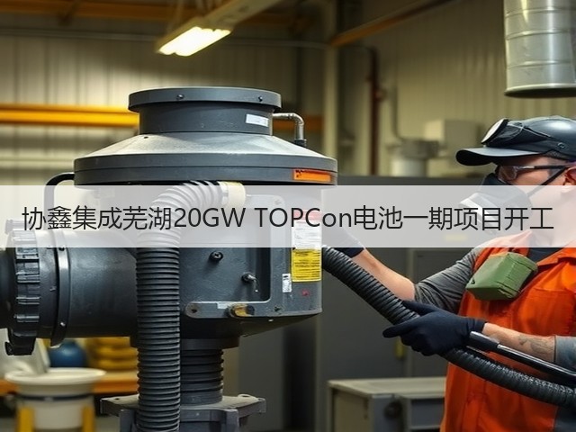 协鑫集成芜湖20GW TOPCon电池一期项目开工(图2)