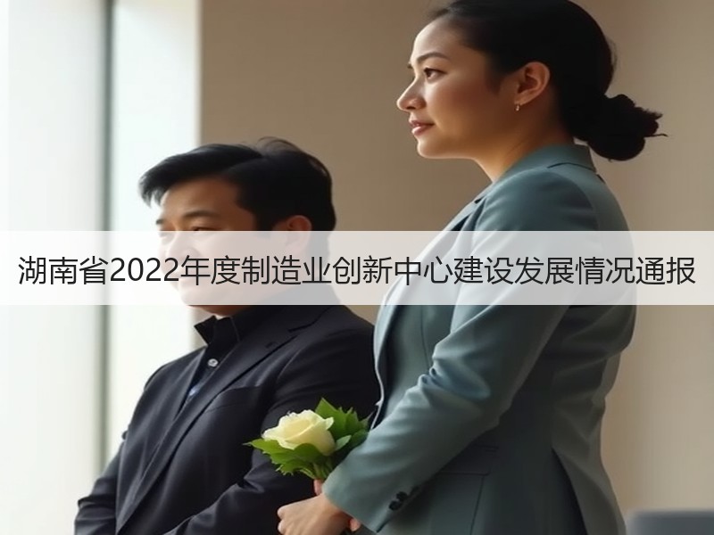 湖南省2022年度制造业创新中心建设发展情况通报