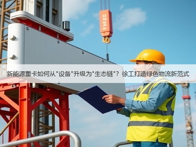 新能源重卡如何从设备升级为生态链?徐工打造绿色物流新范式(图1) 新能源重卡如何从设备升级为生态链?徐工打造绿色物流新范式(图1)