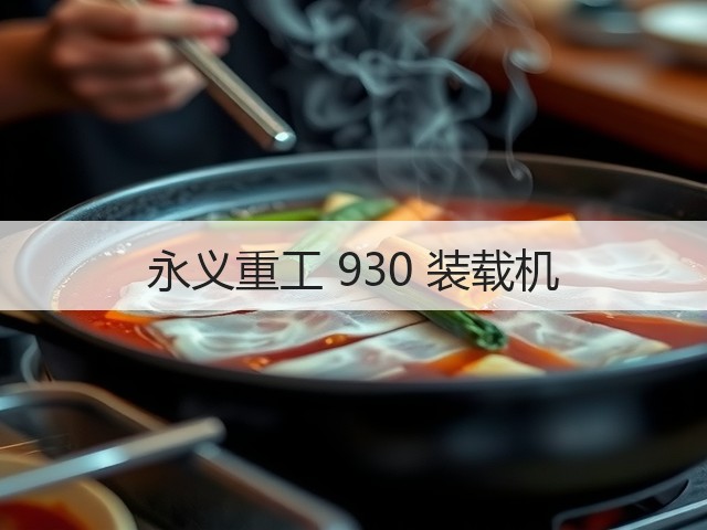 永义重工 930 装载机(图2) 永义重工 930 装载机(图2)