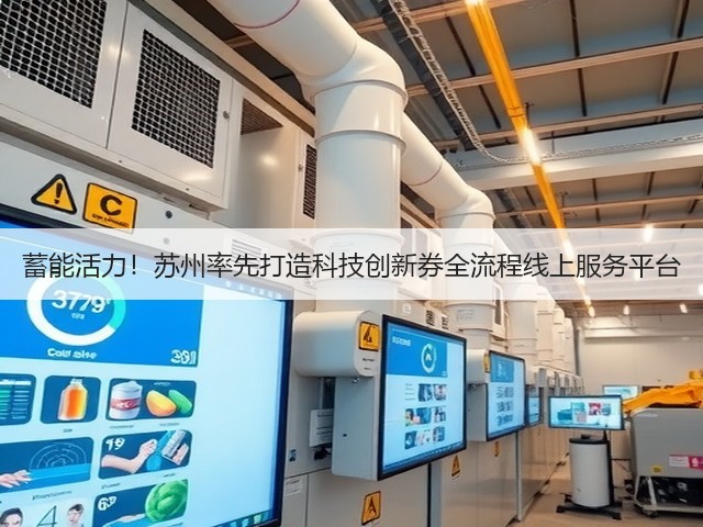 蓄能活力!苏州率先打造科技创新券全流程线上服务平台(图1) 蓄能活力!苏州率先打造科技创新券全流程线上服务平台(图1)