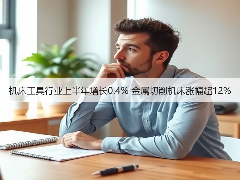 机床工具行业上半年增长0.4% 金属切削机床涨幅超12%