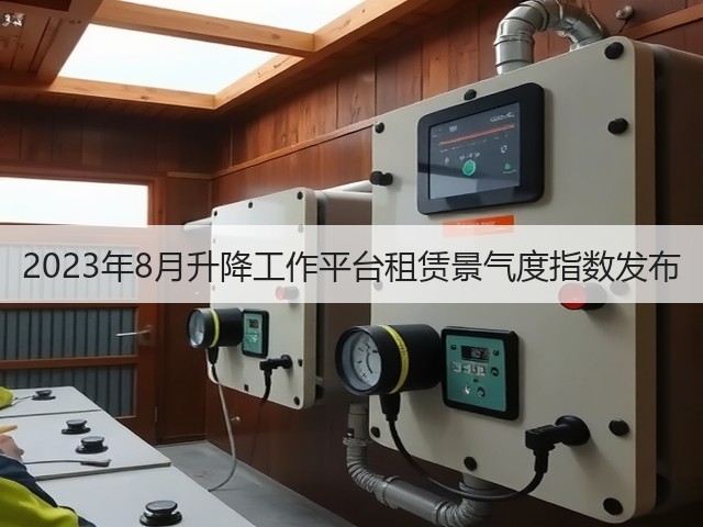 2023年8月升降工作平台租赁景气度指数发布(图2)