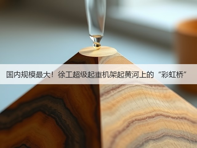 国内规模最大!徐工超级起重机架起黄河上的“彩虹桥”(图2) 国内规模最大!徐工超级起重机架起黄河上的“彩虹桥”(图2)