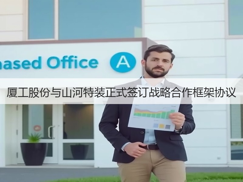 厦工股份与山河特装正式签订战略合作框架协议