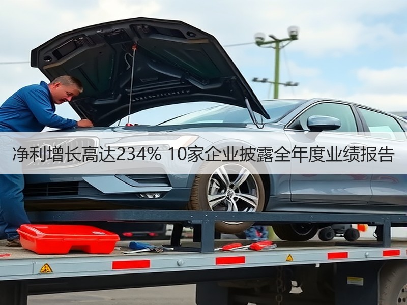 净利增长高达234% 10家企业披露全年度业绩报告