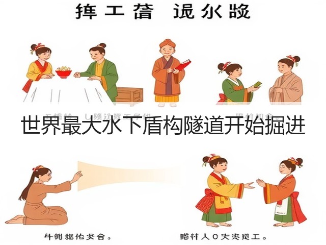 世界最大水下盾构隧道开始掘进(图3) 世界最大水下盾构隧道开始掘进(图3)