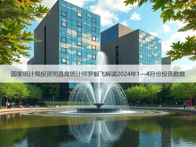国家统计局投资司首席统计师罗毅飞解读2024年1—4月份投资数据 国家统计局投资司首席统计师罗毅飞解读2024年1—4月份投资数据
