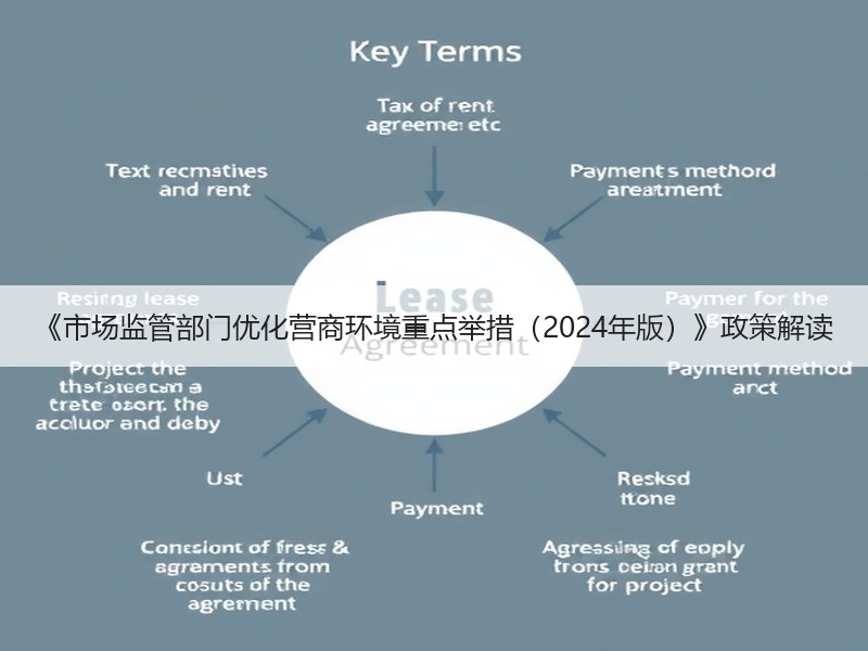 《市场监管部门优化营商环境重点举措(2024年版)》政策解读 《市场监管部门优化营商环境重点举措(2024年版)》政策解读