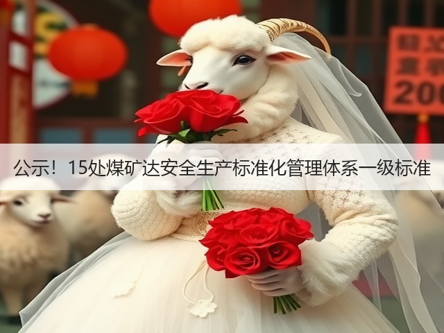 公示!15处煤矿达安全生产标准化管理体系一级标准(图1) 公示!15处煤矿达安全生产标准化管理体系一级标准(图1)