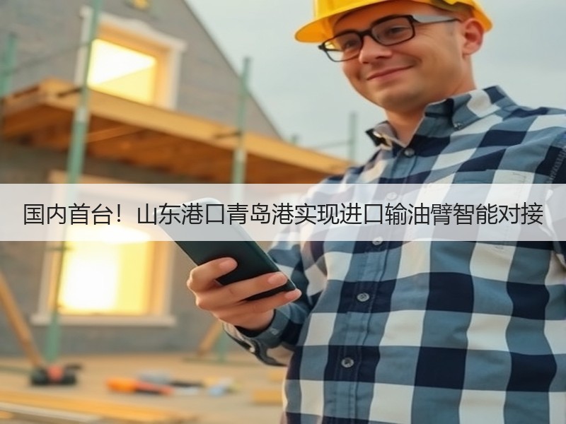 国内首台!山东港口青岛港实现进口输油臂智能对接 国内首台!山东港口青岛港实现进口输油臂智能对接