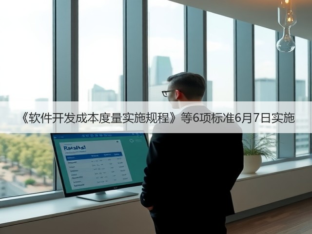 《软件开发成本度量实施规程》等6项标准6月7日实施(图1) 《软件开发成本度量实施规程》等6项标准6月7日实施(图1)