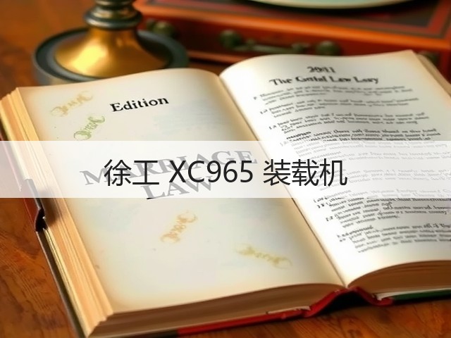 徐工 XC965 装载机(图2) 徐工 XC965 装载机(图2)