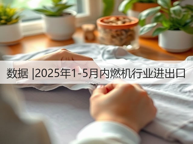 数据 |2025年1-5月内燃机行业进出口(图1) 数据 |2025年1-5月内燃机行业进出口(图1)