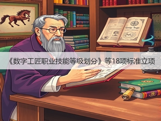 《数字工匠职业技能等级划分》等18项标准立项(图3)