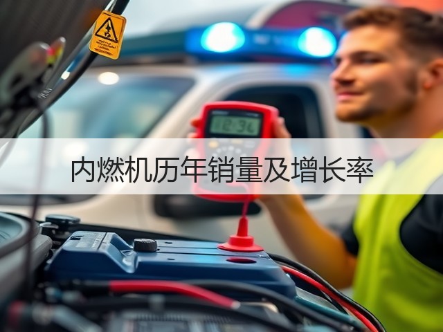 内燃机历年销量及增长率(图1)