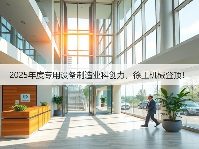 2025年度专用设备制造业科创力，徐工机械登顶！(图1)